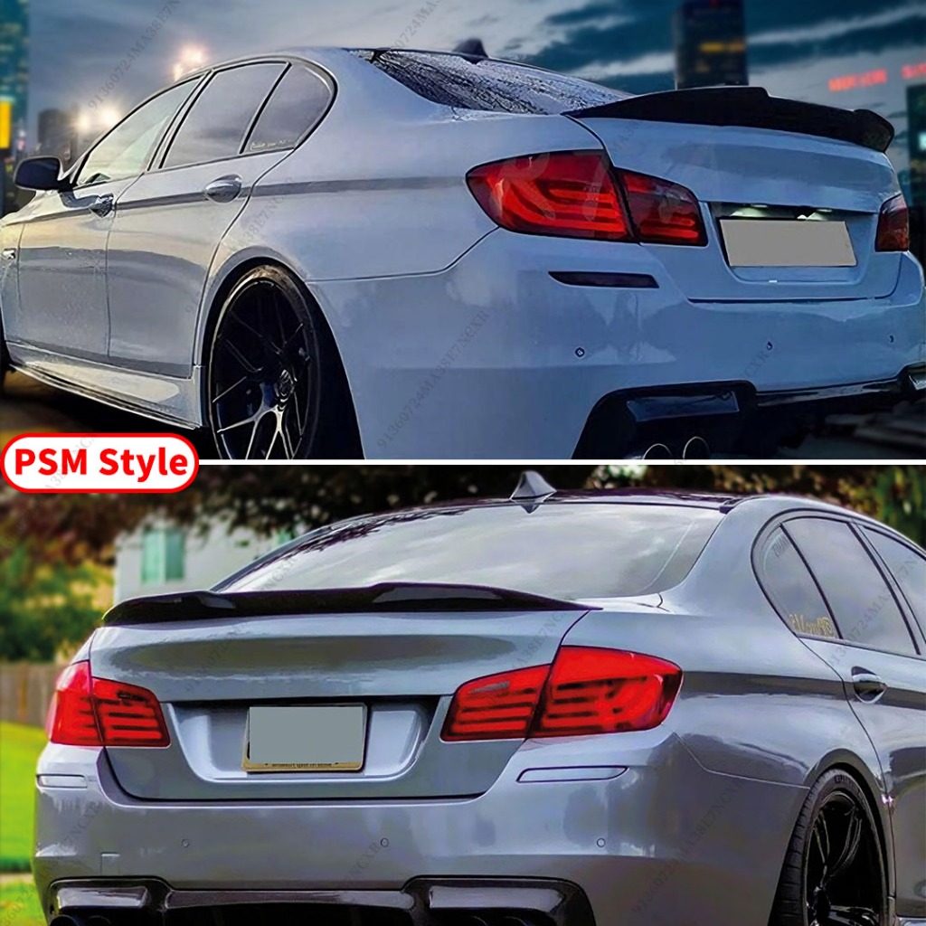 Dành Cho Xe BMW 5 Series F10 F11 2010-2017 M4 M5 PSM Phong Cách Cánh Sau Cánh Xẻ Tà Deflector Airfoil Body Kit Điều Chỉnh Phụ Kiện