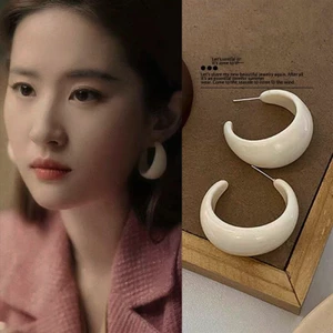 Bông Tai Phong Cách Hồng Kông Retro Mới, Thích Hợp Thời Trang Đơn Giản
