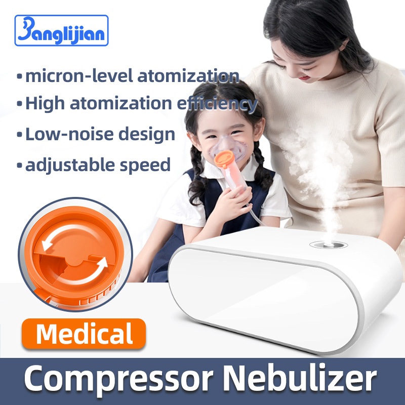 Máy phun sương máy nén y tế di động cho trẻ em và người lớn, mẫu pin lithium có thể sạc lại
