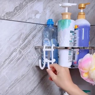 Móc Tắm Bên Trong Nhỏ Đa Năng Không Khoan Cửa Giá Treo Khăn Di Động Kính Cửa Móc Treo Xe Ô Tô