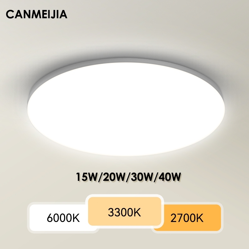 Đèn Trần Siêu Mỏng 220V Đèn Ốp Trần 15W 20W 30W 50W, Siêu Sáng Đèn LED trần, Đèn trần hiện đại, Phòng Ngủ Trang Trí Phòng Khách