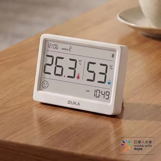 DUKA TH2 E-ink Máy đo độ ẩm thông minh Nhiệt độ trong nhà Máy đo độ ẩm Máy đo cảm biến Trạm thời tiết Mijia Home APP