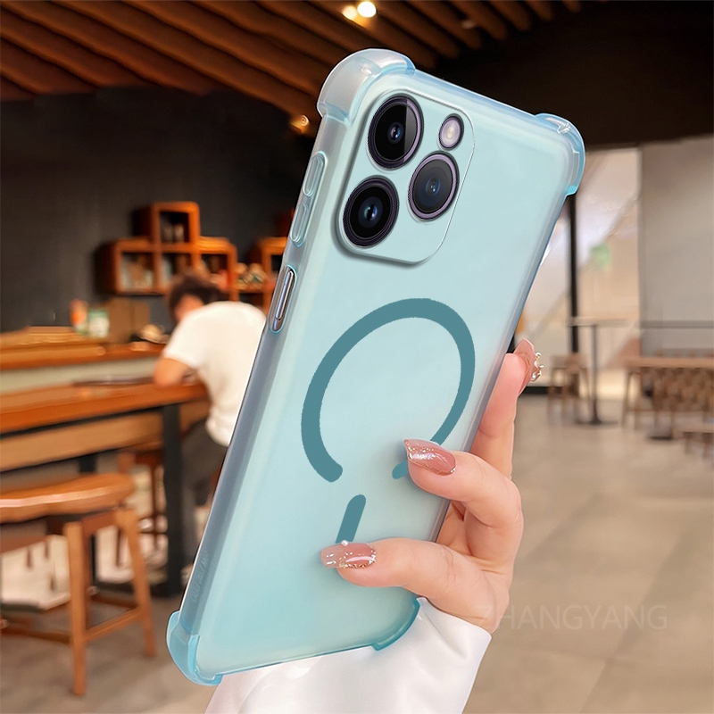 Ốp Lưng Cho OPPO Reno 15 5G Reno 15 Pro 5G Reno 15F Ốp Điện Thoại Vòng Từ Tính Hình Chữ C Mới Thiết Kế Với Ốp Mềm TPU Cao Cấp Bốn Góc Chống Rơi Thẩm Mỹ