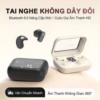 Y28 (2 cặp tai nghe) Mới Nhất Tai Nghe Đôi, 1 Cặp tai nghe chuôi ngắn và 1 Cặp tai nghe ngủ, Nghe nhạc liên tục hơn 30 giờ, Âm thanh nổi cấp độ HiFi, Chống nước IPX5, Kích thước siêu nhỏ gọn, Phù hợp cho cả khi ngủ và thể thao, Với iPhone và Android