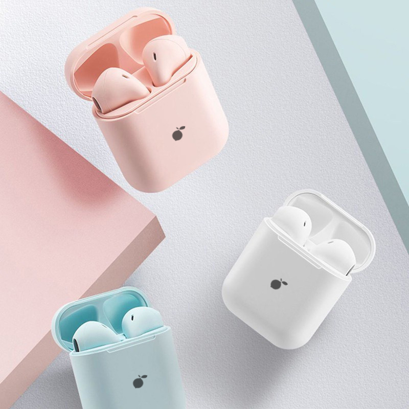 Tai nghe Bluetooth không dây i12TWS chính hãng - Pin 200mAh dài, khử tiếng ồn, có Mic, Âm thanh nổi tuyệt vời cho mọi điện thoạiWit