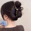 Ánh Sáng Sang Trọng Kẹp Tóc Cá Mập Giả Ngọc Trai