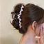 Kẹp tóc cá mập cao cấp màu đen, phong cách mới