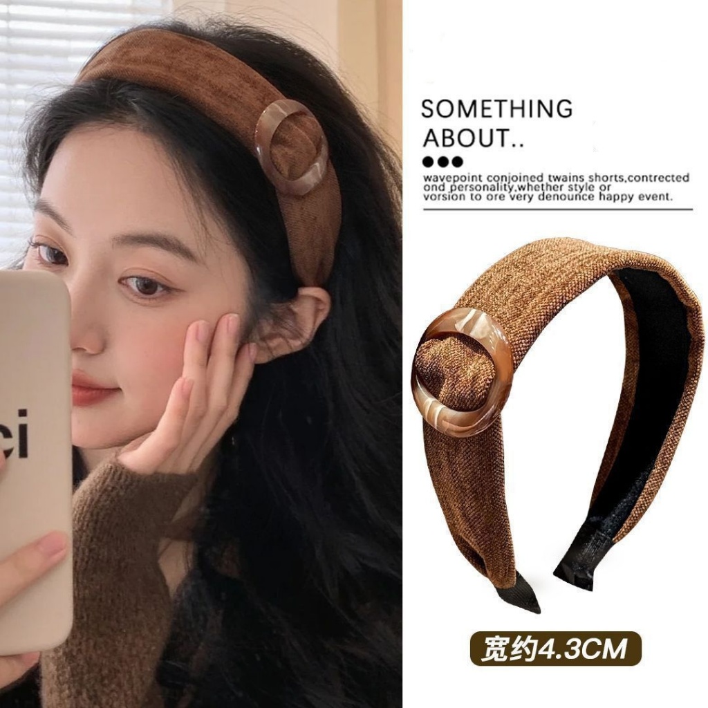 Băng đô cao cấp sang trọng với răng chống trơn trượt, tiện dụng cho việc rửa mặt
