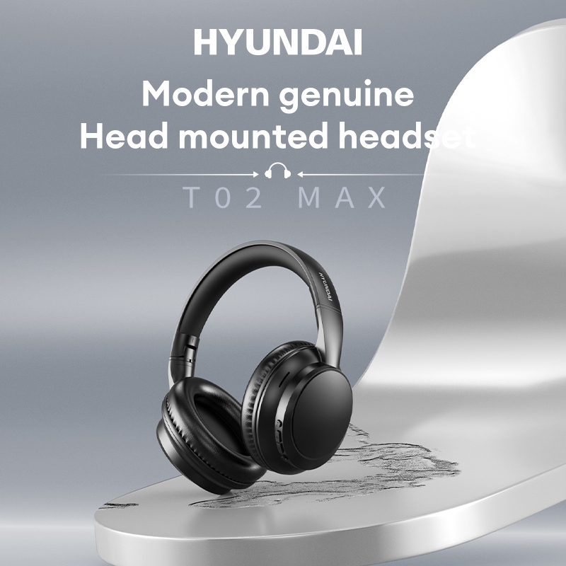 Tai nghe Bluetooth Hyundai HY-T02 MAX Chất lượng âm thanh HIFI Độ trễ thấp Giảm tiếng ồn HD Gaming Bluetooth 5.4 | BigBuy360 - bigbuy360.vn