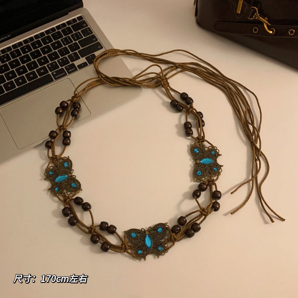 Thắt lưng bướm bohemian retro phong cách dân tộc cao cấp