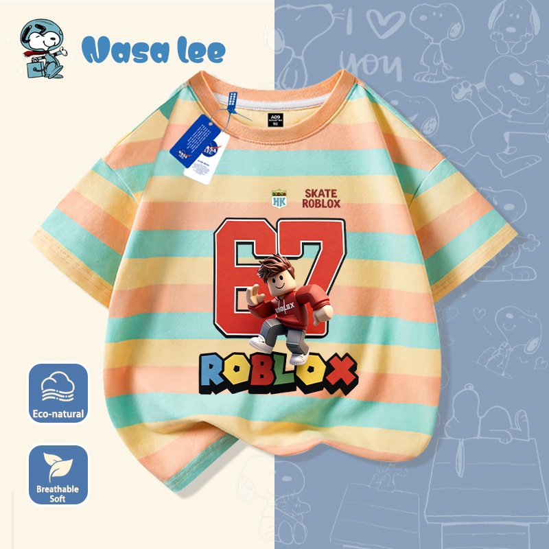 Áo phông cotton unisex six seven 67 in hình form rộng cổ tròn tay ngắn phong cách thoải mái