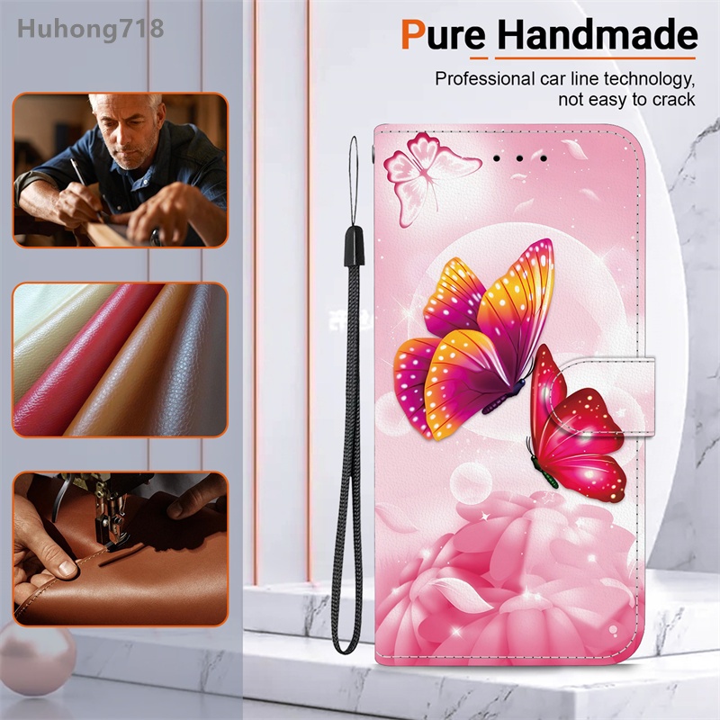 Dành Cho OPPO Reno 7 8 8T 9 10 Pro Plus 4G 5G Ốp Lưng Lật Ví Da Silicon Mềm Tpu Toàn Thân Chống Sốc Đựng Thẻ Đứng Nhiều Màu Sắc Siêu Mỏng