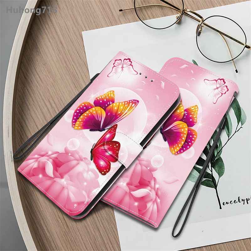 Dành Cho OPPO Reno 7 8 8T 9 10 Pro Plus 4G 5G Ốp Lưng Lật Ví Da Silicon Mềm Tpu Toàn Thân Chống Sốc Đựng Thẻ Đứng Nhiều Màu Sắc Siêu Mỏng