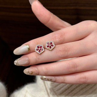 Bộ đồ kim cương màu hoa năm mảnh phong cách mới dành cho nữ