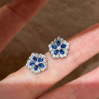 Bộ đồ kim cương màu hoa năm mảnh phong cách mới dành cho nữ