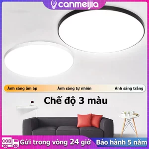 đèn trang trí phòng ngủ Có Kèm Điều Khiển Từ Xa 3 màu Có thể điều chỉnh độ sáng một cách thông minh /Siêu Mỏng Hình Tròn chống ẩm đèn trần phòng ngủ phòng khách