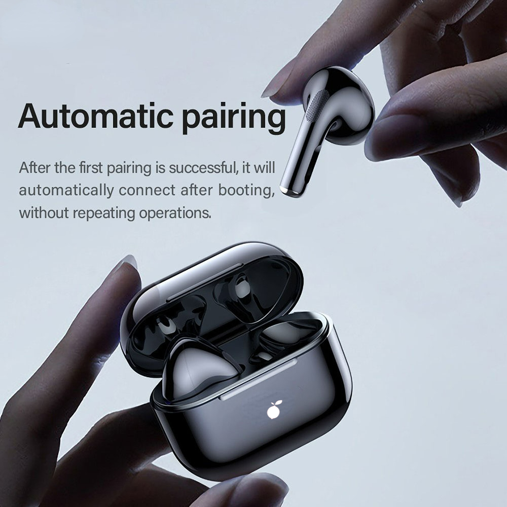 ♥Miễn PHÍ VẬN CHUYỂN♥ Tai nghe Bluetooth không dây AIR 4THTWS, Tai nghe âm thanh hiệu suất cao cho âm nhạc và chơi game, tương thích với tất cả các mẫu điện thoại