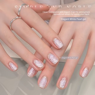 ANNIES Sơn Móng Tay Màu Trắng Ngọc Trai Hiệu Ứng Vỏ Sò Xoắn Ốc 12ml