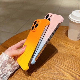 Ốp Lưng Nhựa Cứng Không Khung Gradient Tương Thích Cho iPhone 17e 16e Mỏng Nhiều Màu Sắc Vỏ Điện Thoại Vỏ Camera Bảo Vệ Ốp Lưng SWBK02
