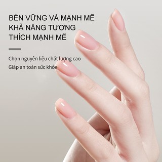 Làm móng tay Đế cao su chức năng Dính gia cố Lớp niêm phong mạ pha lê Siêu sáng Chống