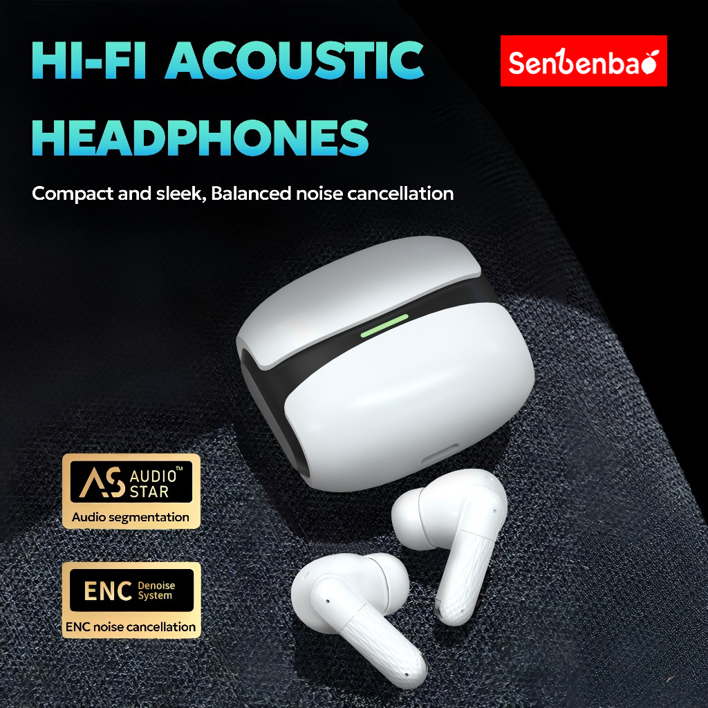 Senbenbao SH-99TWS Tai nghe không dây Bluetooth Điều khiển cảm ứng Tai nghe âm thanh nổi Tai nghe thể thao Mic tích hợp cho điện thoại thông minh