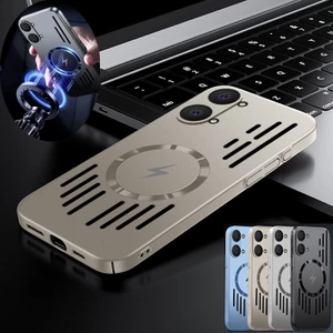 Ốp điện thoại PC cứng tản nhiệt cho POCO X8 Pro Max F7 F8 Ultra F6 X7 X6 Pro 5G Vỏ từ tính Vỏ sạc không dây