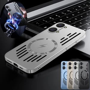 Ốp điện thoại PC cứng tản nhiệt cho Redmi Turbo 5 Max 4 Pro 5G Vỏ từ tính Vỏ sạc không dây