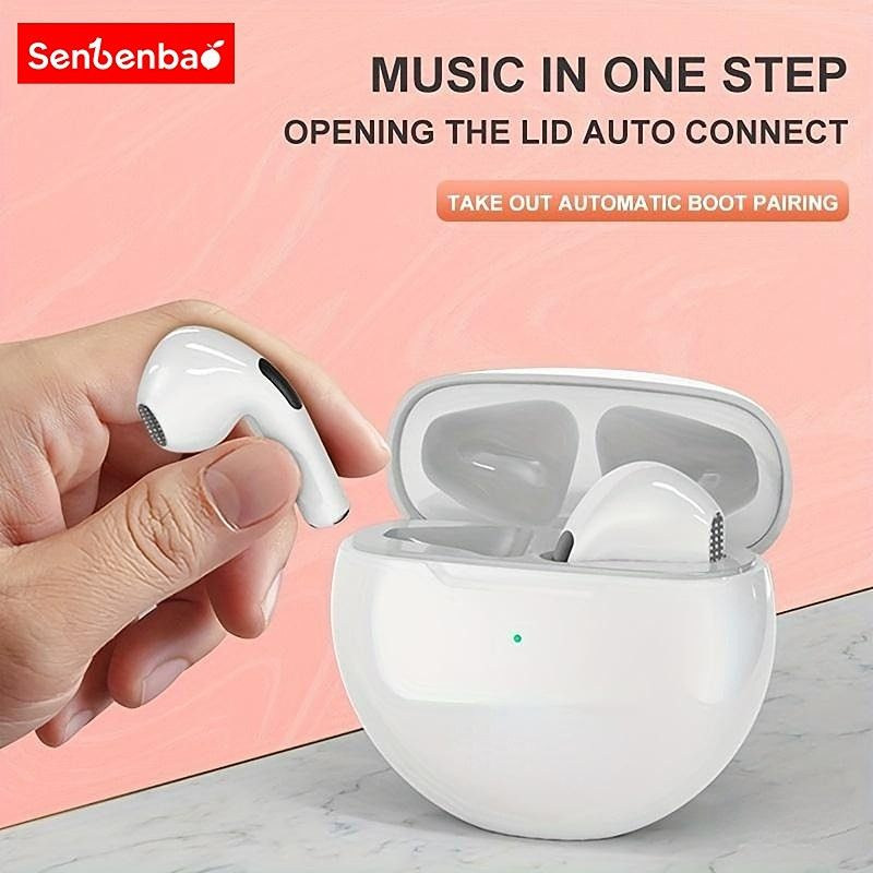 Tai Nghe Bluetooth Pro 6 Không Dây True Wireless Bản Quốc Tế Nút Cảm Ứng Kiêm Sạc Pin Dự Phòng Senbenbao