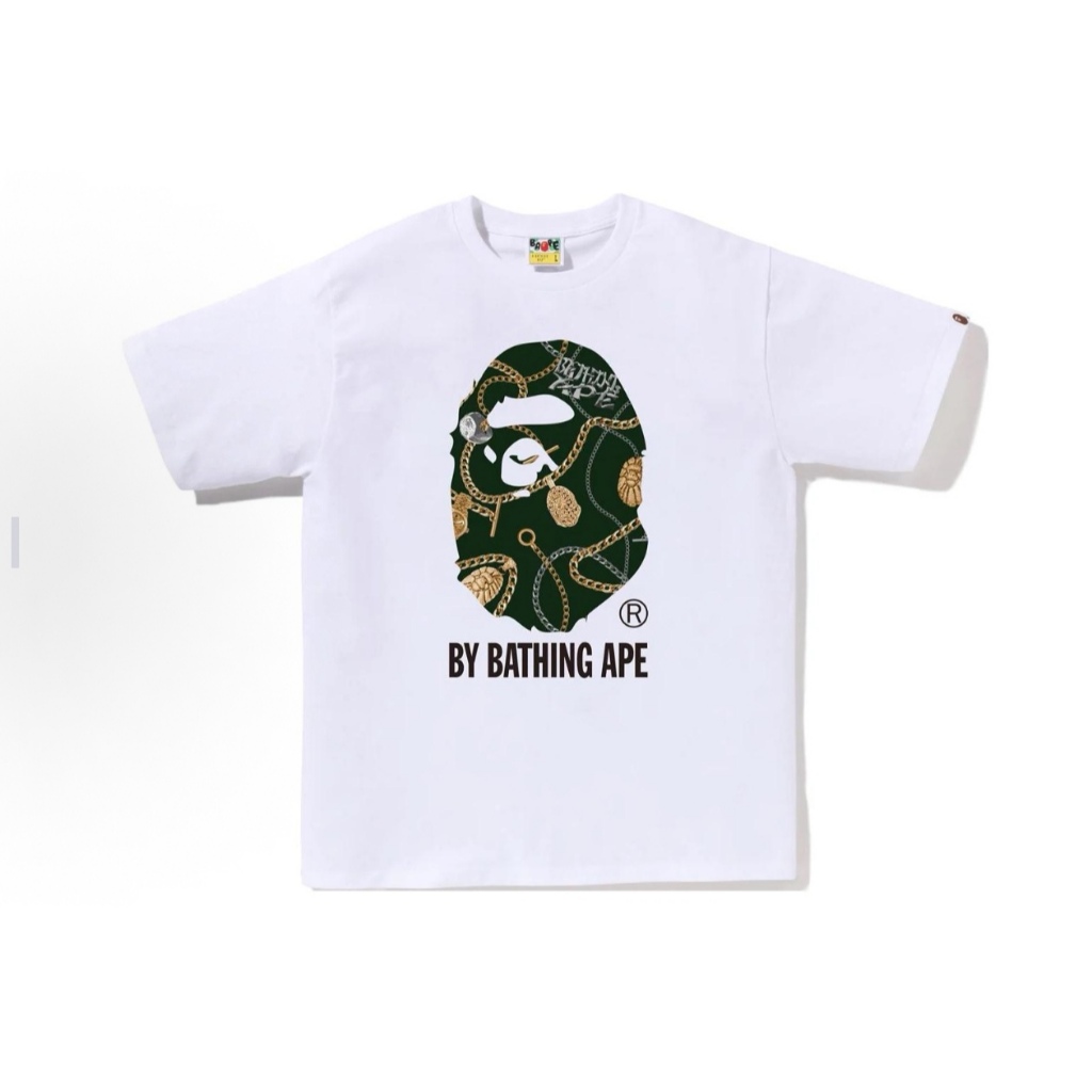Phong cách mới BAPEe Ape Head Print, Áo thun nam thiết kế cổ điển, Áo thun Unisex, Nhiều mẫu có sẵn