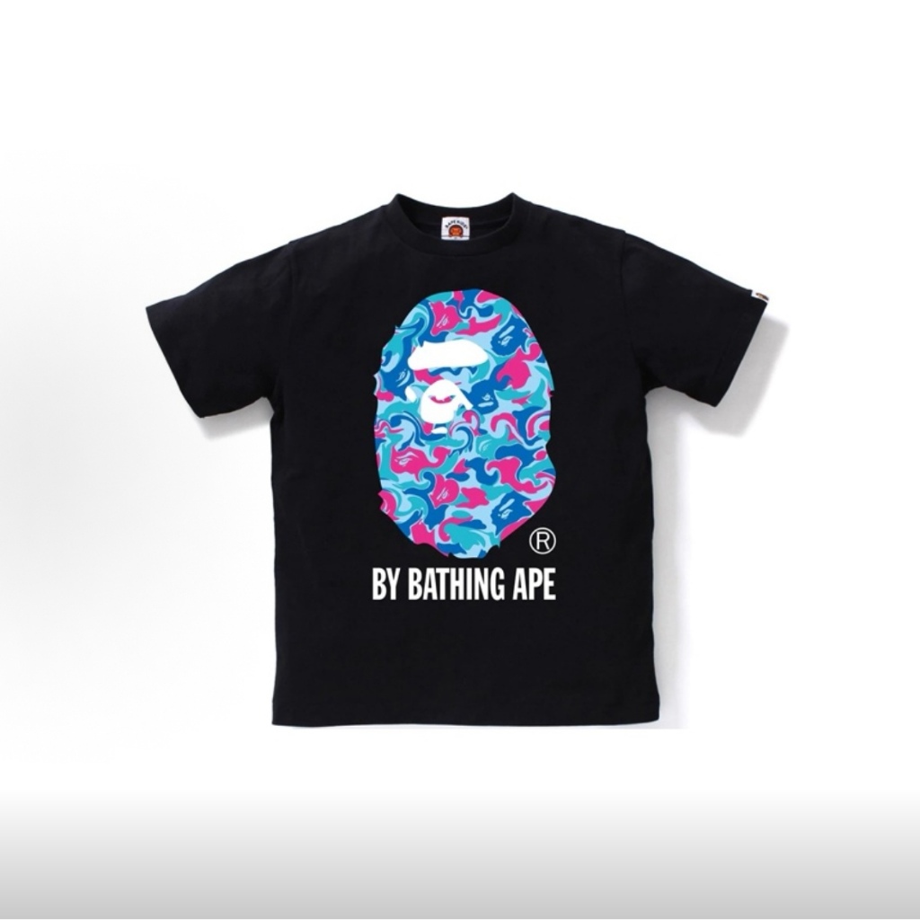 Phong cách mới BAPEe Ape Head Print, Áo thun nam thiết kế cổ điển, Áo thun Unisex, Nhiều mẫu có sẵn