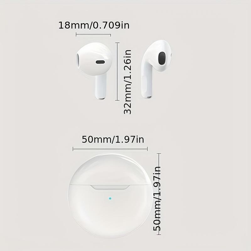 Senbenbao Tws Pro 6 Tai nghe Bluetooth Tai nghe Tai nghe Bods Stereo Thể thao Tai nghe chống nước Sạc