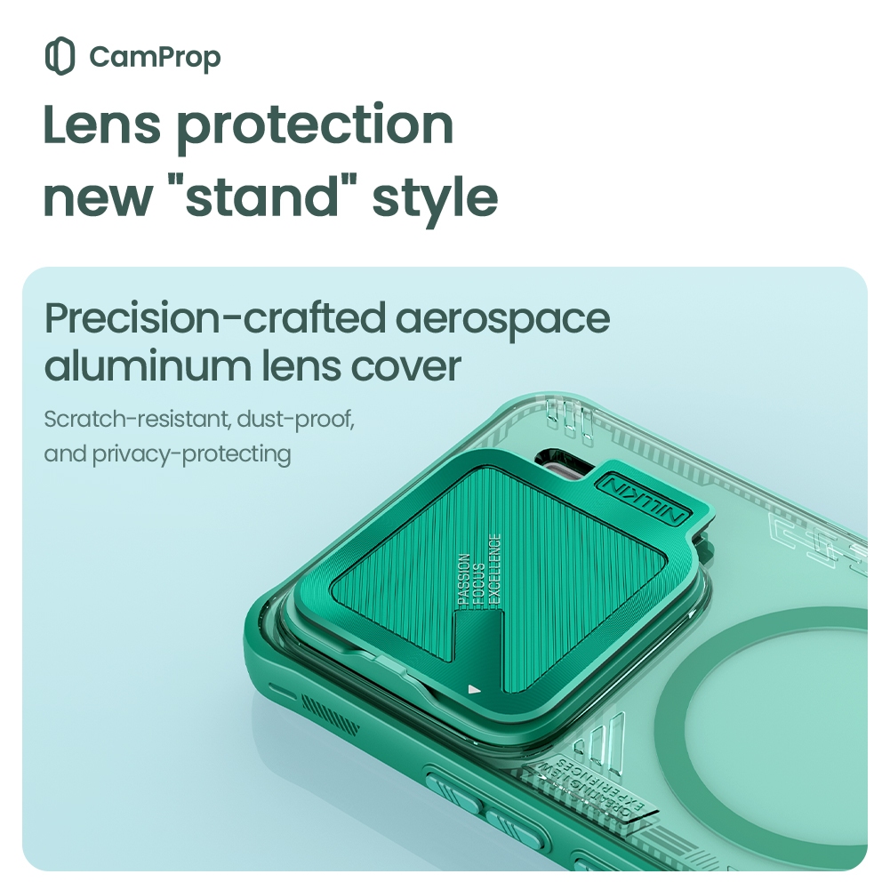 Nillkin Cho Xiaomi 15 Pro Iceblade Prop Từ Tính Trong Suốt Chống Sốc Chống Rơi Bảo Vệ Ống Kính Máy Ảnh Chân Đế Ốp Lưng Cứng Vỏ Điện Thoại Vỏ