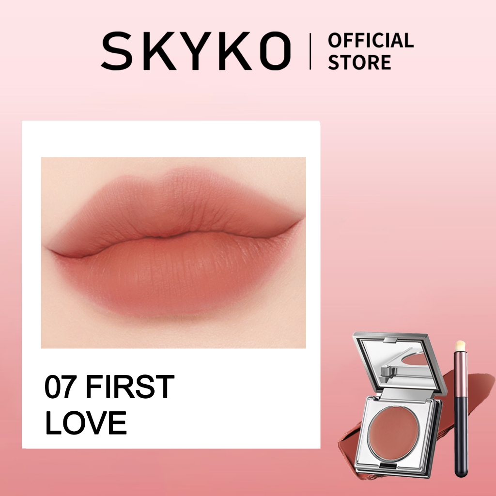 [Môi] SKYKO Son thỏi lì kết hợp Son bóng 3 Trong 1 Cho Blush & Eyes Shadow & Lips 6 Màu Lâu Dài
