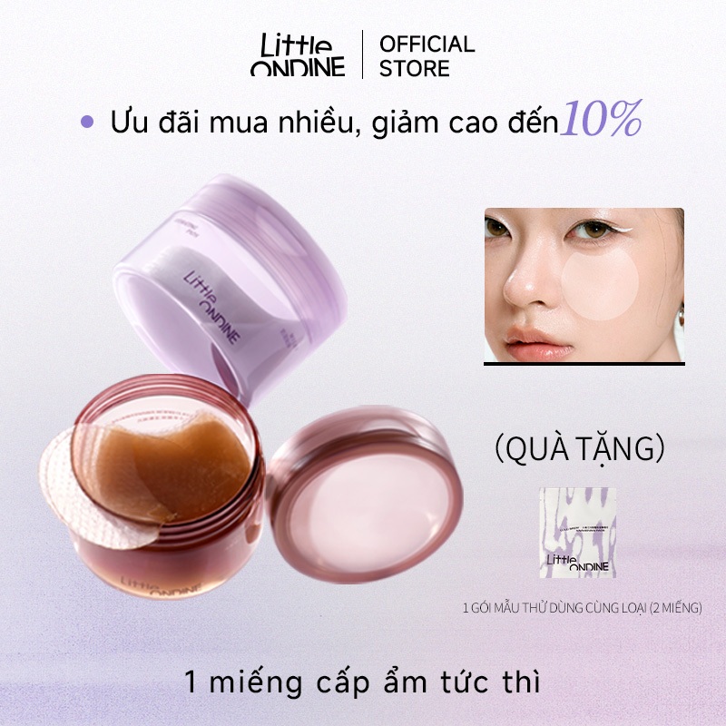 Little Ondine Toner Pad Hỗ Trợ Làm Dịu Da Cân Bằng Độ Ẩm mặt nạ dưỡng ẩm (Hộp 60 miếng)