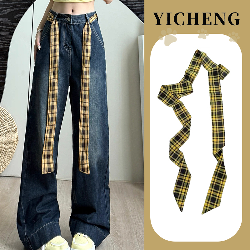 Mới Retro Mỹ Quần Jean Phụ Kiện Thắt Lưng Hip Hop Punk Phong Cách