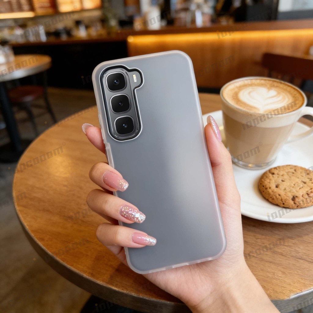 Ốp điện thoại silicon chống sốc màu kẹo Infinix HOT 50 60i 60 70 Pro Plus 4G 5G — thiết kế hai lớp hợp thời trang có nhiều màu