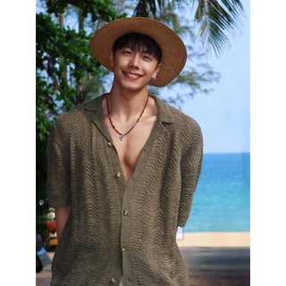 Retro Cũ Phong Cách Tiền Jacquard Cuba Cổ Áo Sơ Mi Nam Mùa Hè 2026 Mỏng Phong Cách Hợp Thời Trang Cao Cấp Nam Áo Sơ Mi Tay Ngắn
