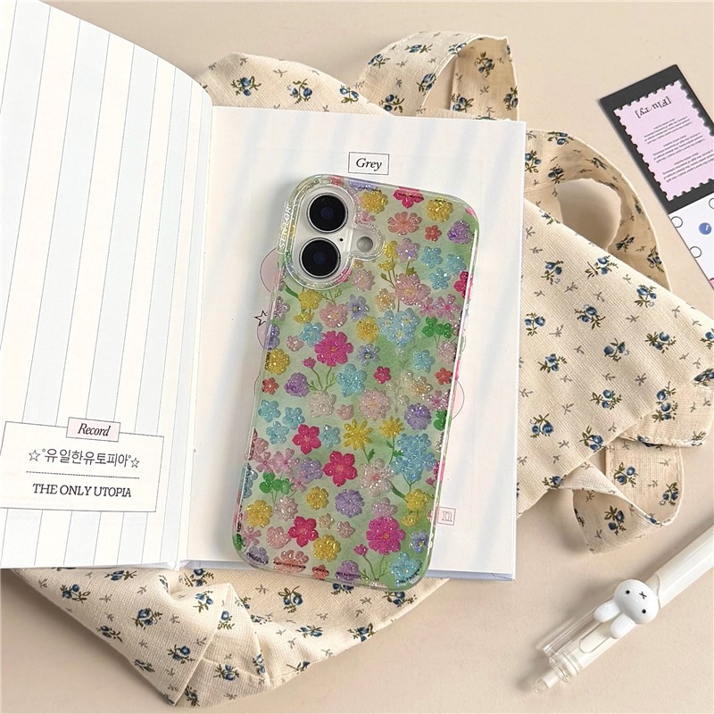 IPhone 17 Pro max 16 Pro max Phấn phủ ống kính hoa họa tiết TPU materia IMD quá trình Vỏ điện thoại