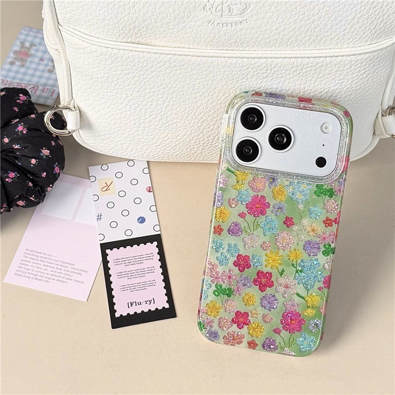 IPhone 17 Pro max 16 Pro max Phấn phủ ống kính hoa họa tiết TPU materia IMD quá trình Vỏ điện thoại