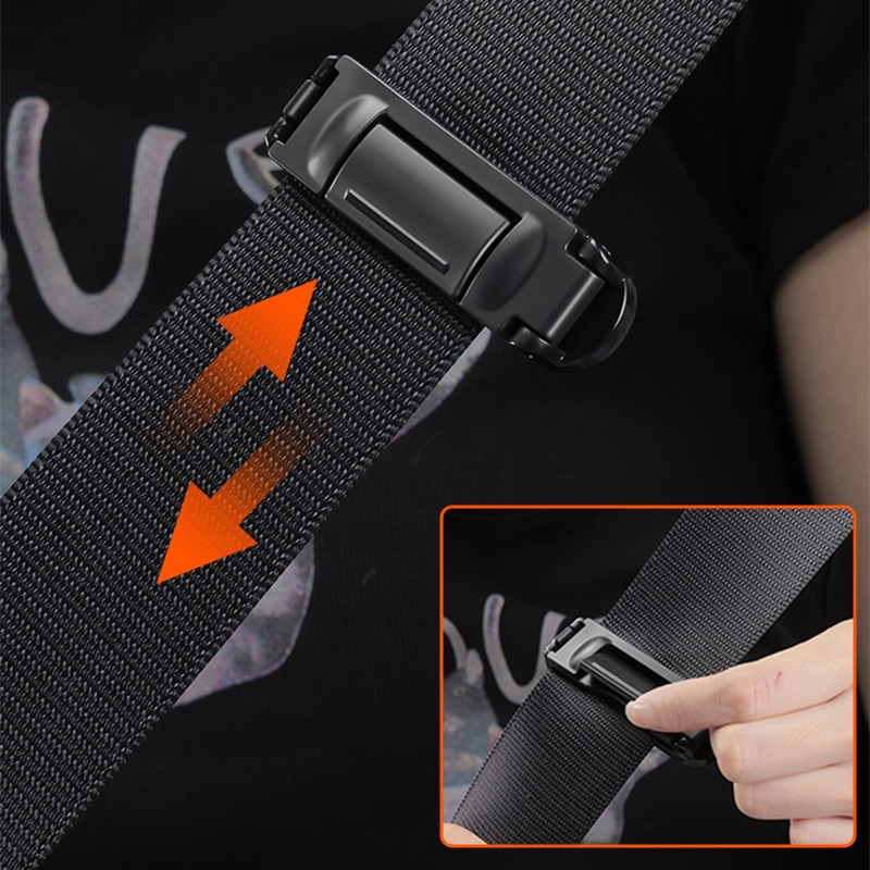 SEAMETAL Dây An Toàn Ô Tô Có Thể Điều Chỉnh Kẹp Dây An Toàn Ô Tô Nút Chặn Khóa Kẹp Giới Hạn Cho Cổ Dây Đeo Vai Phụ Kiện Bảo Vệ