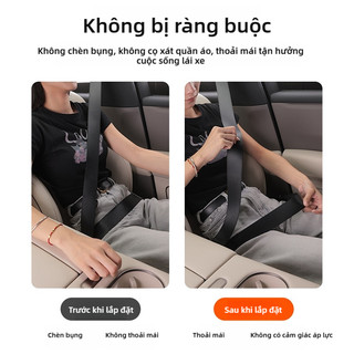 SEAMETAL Dây An Toàn Ô Tô Có Thể Điều Chỉnh Kẹp Dây An Toàn Ô Tô Nút Chặn Khóa Kẹp Giới Hạn Cho Cổ Dây Đeo Vai Phụ Kiện Bảo Vệ