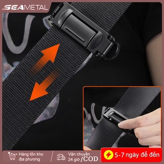 SEAMETAL Dây An Toàn Ô Tô Có Thể Điều Chỉnh Kẹp Dây An Toàn Ô Tô Nút Chặn Khóa Kẹp Giới Hạn Cho Cổ Dây Đeo Vai Phụ Kiện Bảo Vệ