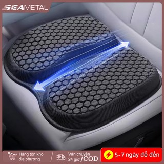 SEAMETALTAL Mùa Hè Xe Gel Đệm Ghế Làm Mát Thoáng Khí Thiết Kế Tổ Ong Miếng Lót Ghế Đa Năng Cho Ghế Ô Tô Văn Phòng Tại Nhà Ghế