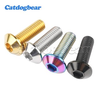 Catdogbear Titan Bu Lông M6 / M8x12 15 20 25 30 35mm Ô Lục Giác Allen Đầu Vít Cho Xe Đạp Xe Máy Phanh Đĩa