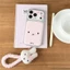 IPhone 17 Pro max 16 Pro max Họa tiết thỏ mặt lớn PU materia Lava flow Vỏ điện thoại