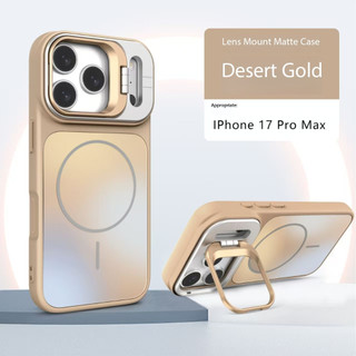 Dành Cho iPhone 17 Pro Max 17 Pro AG Giá Đỡ Ống Kính Tích Hợp Từ Khóa camera Vỏ Điện Thoại TPU Bảo Vệ Điện Thoại