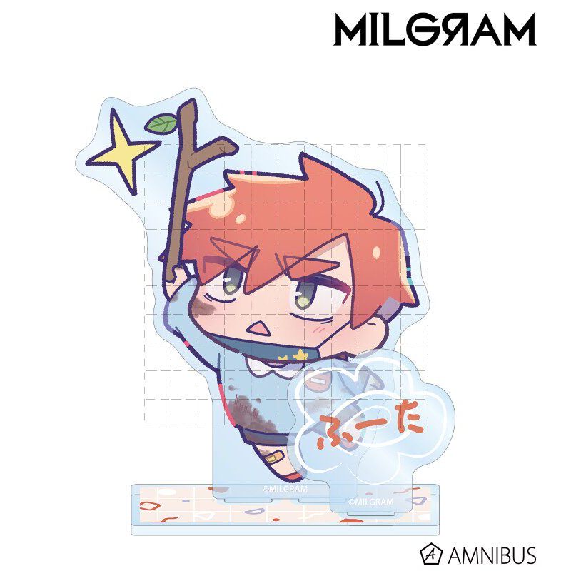 Giá đỡ Acrylic mẫu giáo MILGRAM - Yuzuha & Futakuchikaze & Shishido Son - Trang trí bàn làm việc hình Anime