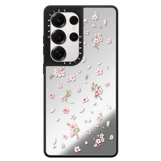 Dành Cho Samsung S26 S25 S24 S23 Ultra Plus Flora Gingham Sticker Ốp Lưng Cứng Chống Sốc Gương
