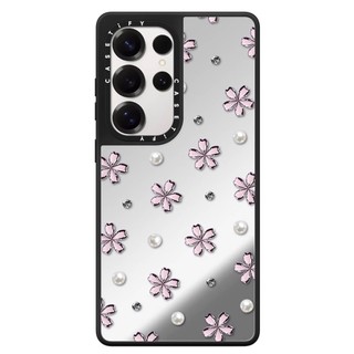 Dành Cho Samsung S26 S25 S24 S23 Ultra Plus Hoa Tình Yêu Họa Tiết Ngựa Lưng Cứng Chống Sốc Gương
