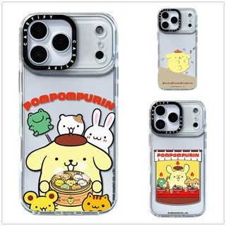 Dành Cho iPhone 17 16 15 14 13 Pro Max Ốp Lưng Họa Tiết Pompompurin Dễ Thương TPU Mềm Trong Suốt Chống Sốc iPhone 16 15 Plus